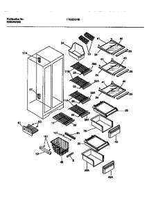 05 - Shelves, Water Tank, 3-Door Mullion parts for Frigidaire Refrigerator FRS20QRBW1 from AppliancePartsPros.com