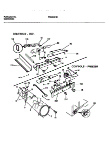06 - Controls, Damper, Fan Section parts for Frigidaire Refrigerator FRS20QRBW1 from AppliancePartsPros.com