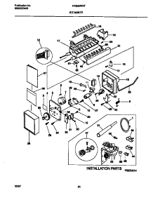 10 - Ice Maker parts for Frigidaire Refrigerator FRS20WRFD0 from AppliancePartsPros.com