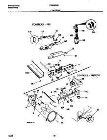 06 - Controls parts for Frigidaire Refrigerator FRS20ZGGW2 from AppliancePartsPros.com