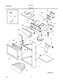 15 - Dispenser parts for Frigidaire Refrigerator FRS20ZSHB4 from AppliancePartsPros.com