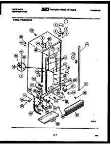 04 - Cabinet Parts parts for Frigidaire Refrigerator FPCE22V3FL0 from AppliancePartsPros.com