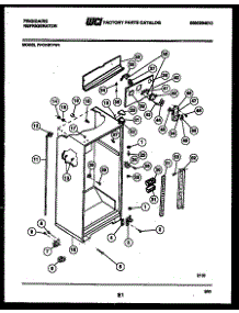 03 - Cabinet Parts parts for Frigidaire Refrigerator FPCI19TFH1 from AppliancePartsPros.com