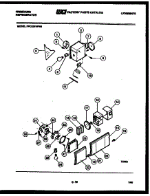 06 - Refrigerator Control Assembly, Damp parts for Frigidaire Refrigerator FPCE24VFL0 from AppliancePartsPros.com
