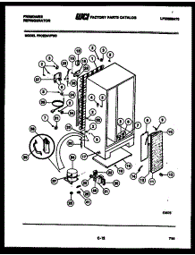 07 - System And Automatic Defrost Parts parts for Frigidaire Refrigerator FPCE24VFL0 from AppliancePartsPros.com