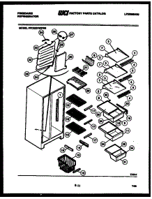 05 - Shelves And Supports parts for Frigidaire Refrigerator FPCE22VWFH0 from AppliancePartsPros.com
