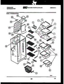 05 - Shelves And Supports parts for Frigidaire Refrigerator FPCEW24VWPW0 from AppliancePartsPros.com