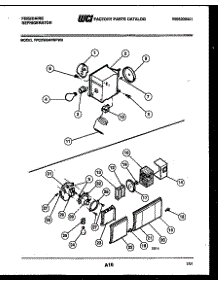 06 - Refrigerator Control Assembly, Damp parts for Frigidaire Refrigerator FPCEW24VWPW0 from AppliancePartsPros.com
