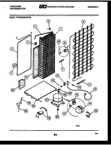10 - System And Automatic Defrost Parts parts for Frigidaire Refrigerator FPCEW24VWPW0 from AppliancePartsPros.com