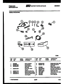 07 - Ice Maker Installation Parts parts for Frigidaire Refrigerator FPCI19TIFW2 from AppliancePartsPros.com