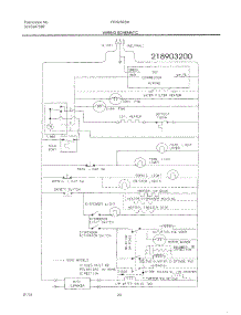20 - Wiring Schematic parts for Frigidaire Refrigerator FRS20ZSHB4 from AppliancePartsPros.com