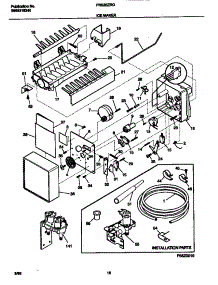 10 - Ice Maker parts for Frigidaire Refrigerator FRS20ZRGB3 from AppliancePartsPros.com