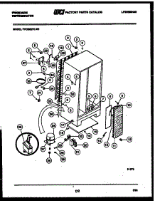 07 - System And Automatic Defrost Parts parts for Frigidaire Refrigerator FPCIS22VLF0 from AppliancePartsPros.com