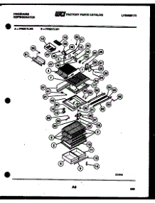 04 - Shelves And Supports parts for Frigidaire Refrigerator FPS21TLH0 from AppliancePartsPros.com