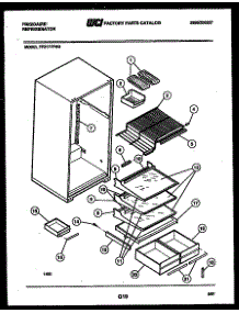 05 - Shelves And Supports parts for Frigidaire Refrigerator FPZ17TFH3 from AppliancePartsPros.com
