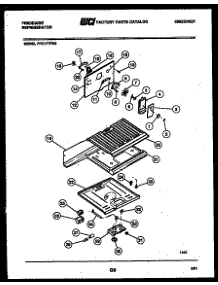 04 - Shelves And Supports parts for Frigidaire Refrigerator FPZ17TFL3 from AppliancePartsPros.com