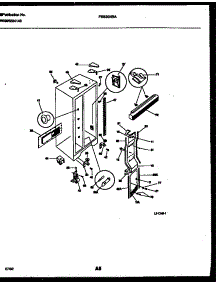 04 - Cabinet Parts parts for Frigidaire Refrigerator FRS20NRAD0 from AppliancePartsPros.com