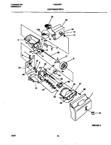 09 - Container / Drive parts for Frigidaire Refrigerator FRS20ZSFB0 from AppliancePartsPros.com