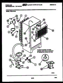 06 - System And Automatic Defrost Parts parts for Frigidaire Refrigerator FPZ21TFL3 from AppliancePartsPros.com
