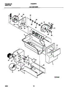 09 - Ice Container parts for Frigidaire Refrigerator FRS20WRHW4 from AppliancePartsPros.com