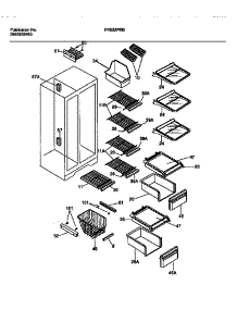 05 - Shelves, Water Tank, 3-Door Mullion parts for Frigidaire Refrigerator FRS22PRBD1 from AppliancePartsPros.com