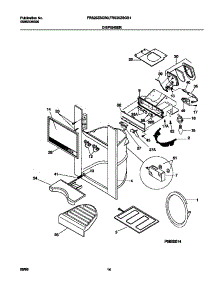 08 - I&W Dispenser parts for Frigidaire Refrigerator FRS20ZSGB1 from AppliancePartsPros.com