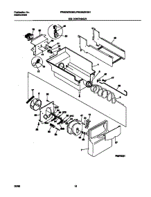 09 - Ice Container parts for Frigidaire Refrigerator FRS20ZSGB1 from AppliancePartsPros.com