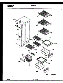05 - Shelves And Supports parts for Frigidaire Refrigerator FRS22VSAD0 from AppliancePartsPros.com