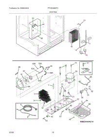13 - System parts for Frigidaire Refrigerator FPHS2699KF0 from AppliancePartsPros.com