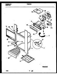 08 - Ice Door, Dispenser And Water Tanks parts for Frigidaire Refrigerator FRS22VSAD0 from AppliancePartsPros.com