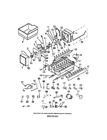 06 - Ik-1J Automatice Ice Maker parts for Frigidaire Refrigerator FPIM18MW3 from AppliancePartsPros.com