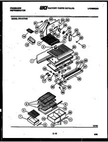 04 - Shelves And Supports parts for Frigidaire Refrigerator FPI14TFL0 from AppliancePartsPros.com