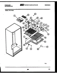 05 - Shelves And Supports parts for Frigidaire Refrigerator FPI17TPL0 from AppliancePartsPros.com