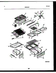 05 - Shelves And Supports parts for Frigidaire Refrigerator FPW18TPL1 from AppliancePartsPros.com