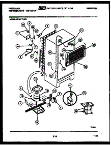 05 - System And Automatic Defrost Parts parts for Frigidaire Refrigerator FPS21TLW3 from AppliancePartsPros.com