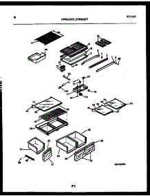 06 - Shelves And Supports parts for Frigidaire Refrigerator FPWS18TPL0 from AppliancePartsPros.com