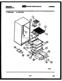 05 - Shelves And Supports parts for Frigidaire Refrigerator FPZ17TFL1 from AppliancePartsPros.com