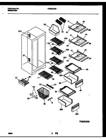 05 - Shelves And Supports parts for Frigidaire Refrigerator FRS20QRBW0 from AppliancePartsPros.com