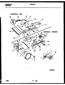 06 - Refrigerator Control Assembly, Damp parts for Frigidaire Refrigerator FRS20QRBW0 from AppliancePartsPros.com