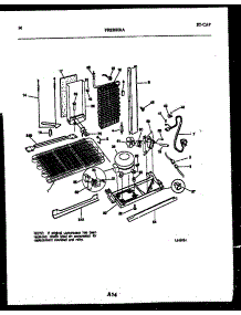 08 - System And Automatic Defrost Parts parts for Frigidaire Refrigerator FRS20HRAW0 from AppliancePartsPros.com