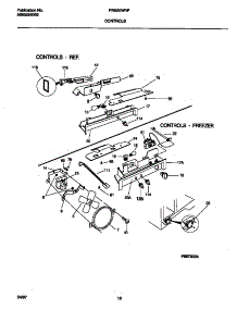 06 - Controls parts for Frigidaire Refrigerator FRS20WNFD0 from AppliancePartsPros.com