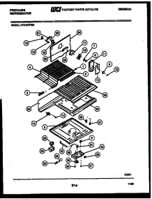 04 - Shelves And Supports parts for Frigidaire Refrigerator FPZ19TFF2 from AppliancePartsPros.com