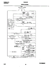 11 - Wiring Diagram parts for Frigidaire Refrigerator FRS20WNFD0 from AppliancePartsPros.com