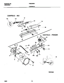 06 - Controls parts for Frigidaire Refrigerator FRS20WRHW5 from AppliancePartsPros.com