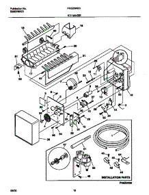 10 - Ice Maker parts for Frigidaire Refrigerator FRS20WRHW5 from AppliancePartsPros.com