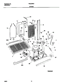 07 - System parts for Frigidaire Refrigerator FRS20WRHD5 from AppliancePartsPros.com