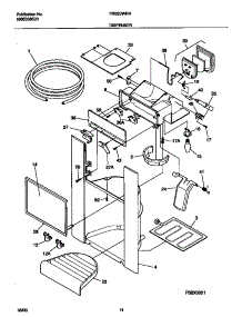 08 - I&W Dispenser parts for Frigidaire Refrigerator FRS20WRHD5 from AppliancePartsPros.com
