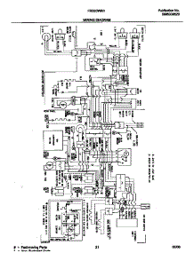 12 - Wiring Diagram parts for Frigidaire Refrigerator FRS20WRHD5 from AppliancePartsPros.com