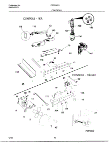 10 - Controls parts for Frigidaire Refrigerator FRS20ZGJD2 from AppliancePartsPros.com