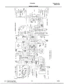21 - Wiring Diagram parts for Frigidaire Refrigerator FRS20ZGJD2 from AppliancePartsPros.com